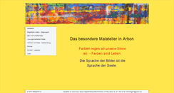 Desktop Screenshot of malatelier-arbon.ch