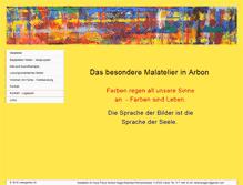 Tablet Screenshot of malatelier-arbon.ch